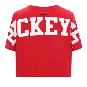 Pro Standard Ohio State University OSU Wingspan Crop Tee T-Shirt - XS